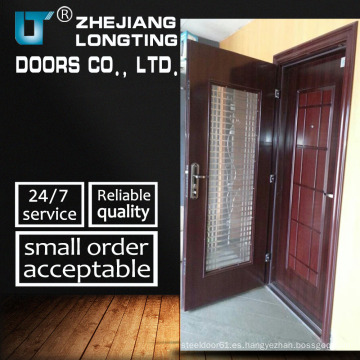 Color Register Wooden Grain Steel Door